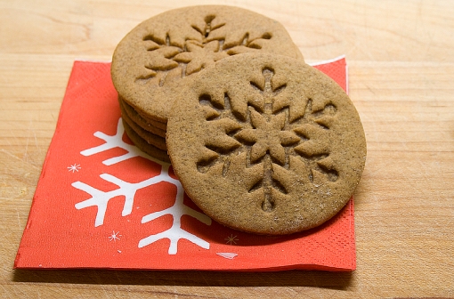 Unglazed cookies, prior to decorating