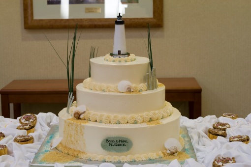 Beach Style Wedding Cake